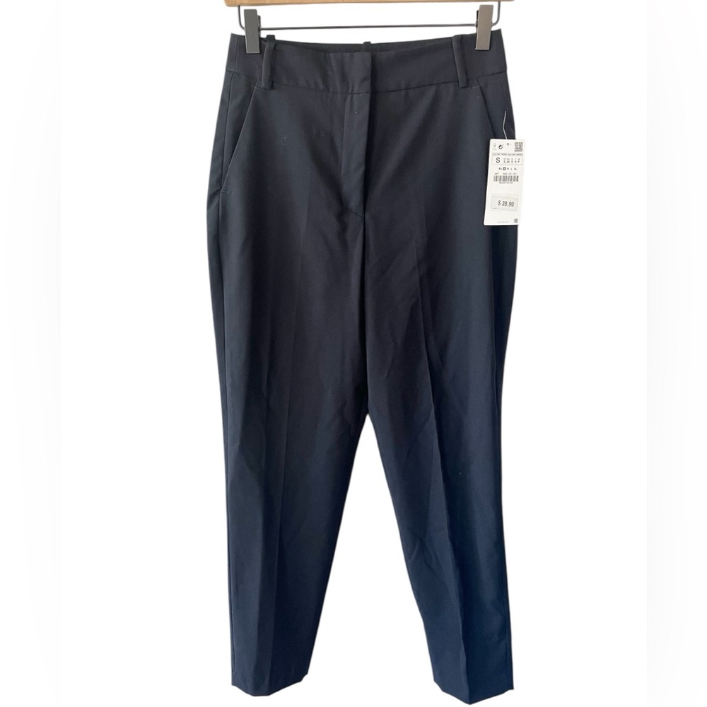 Zara Navy Trousers Small